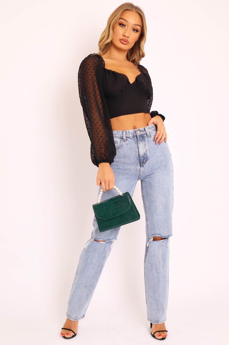 Phelis-Mid Extra Long Jeans