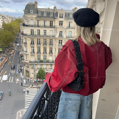 Red Leather jacket